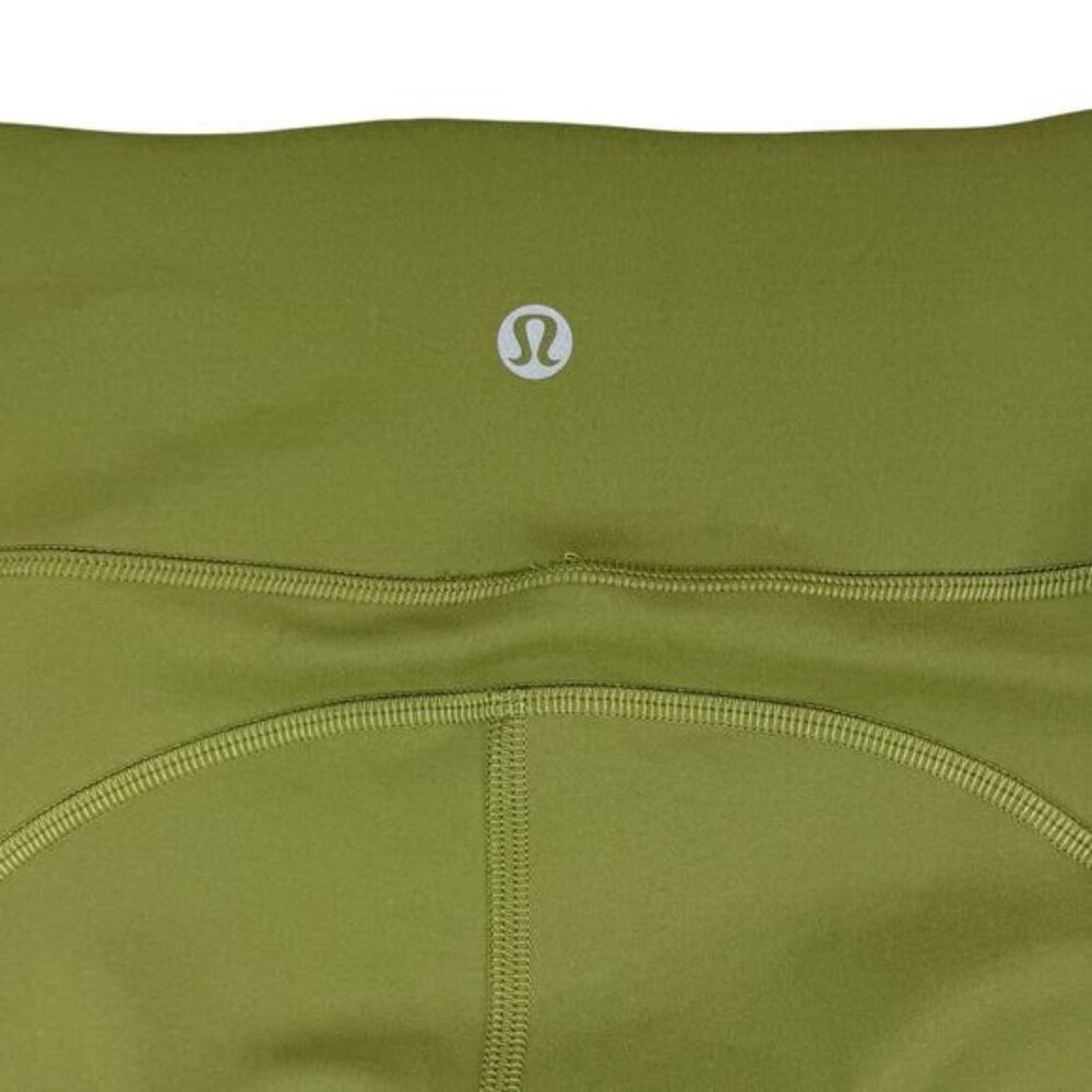 Lululemon Invigorate High-Rise Tight 25" Everlux In Bronze Green Size 4 - Picture 9 of 9